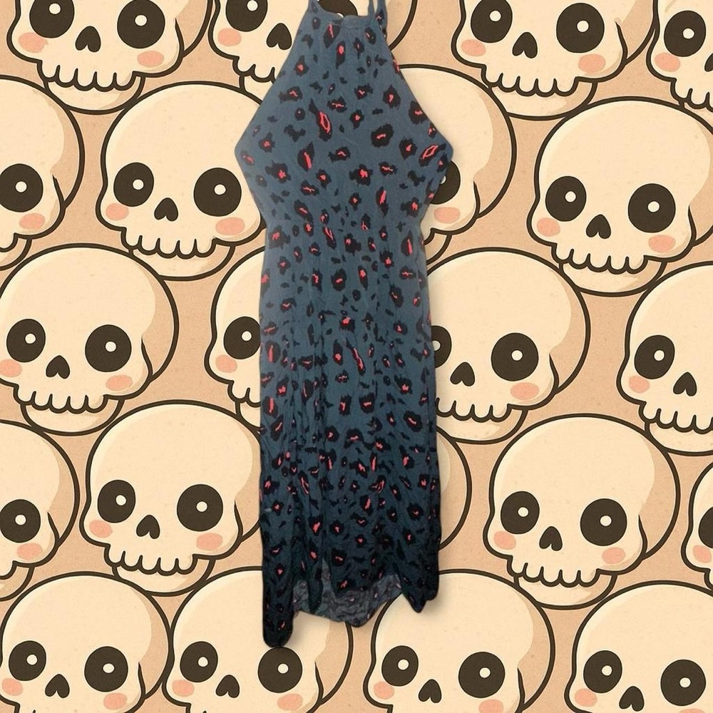 PrettyGarden Halter Dress Leopard Print